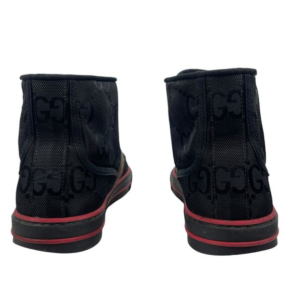 Gucci Off the Grid High Top Sneakers 1977 Tennis Shoes Black Men Size 8/ 8.5 - Picture 10 of 16